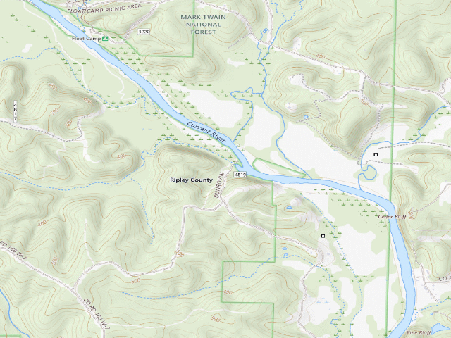 USGS topographic map of Dunrovin