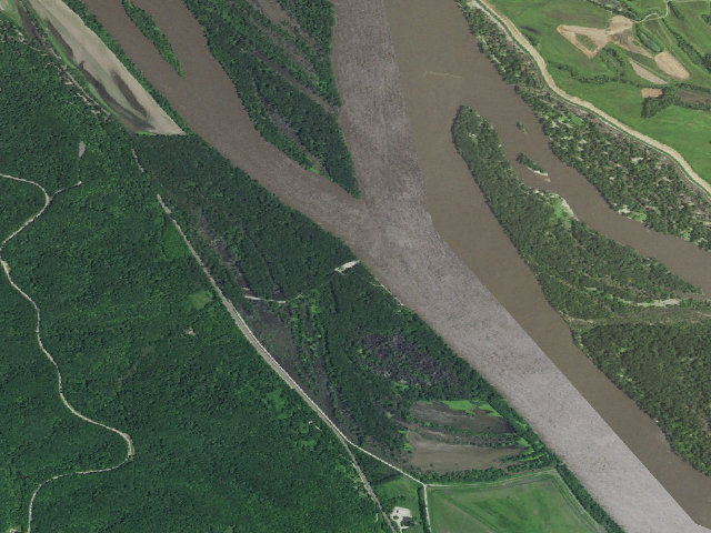 Aerial image of Dupont Reservation Conservation Area
