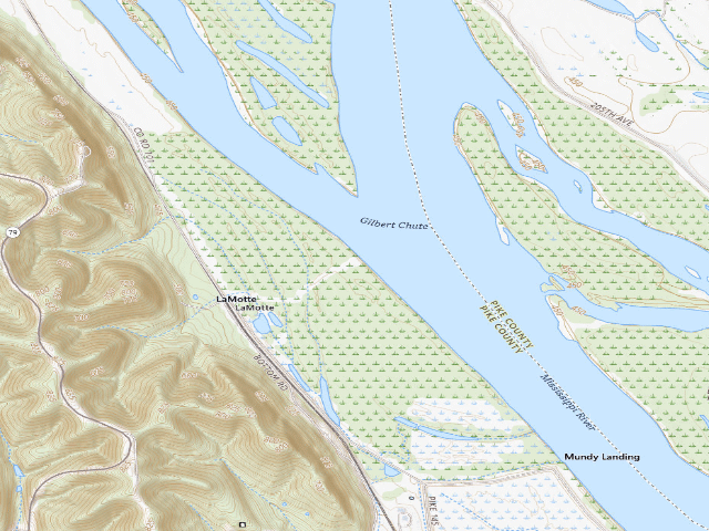 USGS topographic map of Dupont Reservation Conservation Area