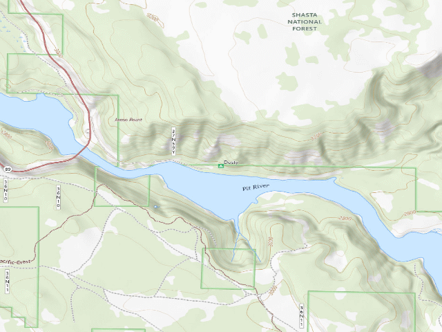 USGS topographic map of Dusty