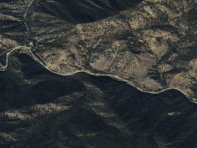 Aerial image of Dutchman Flat Dispersed Campground