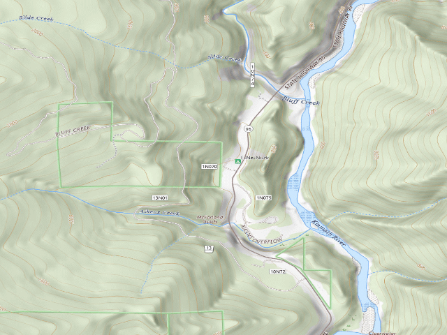 USGS topographic map of E-Ne-Nuck