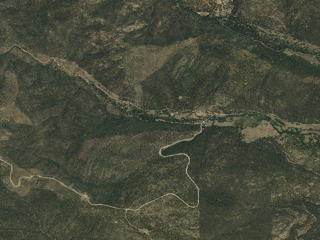 Aerial image of E.V. Long Campground