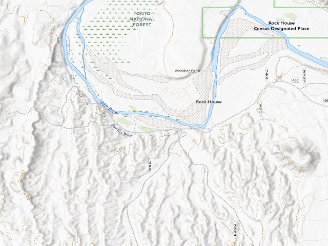USGS topographic map of EADS Wash Dispersed