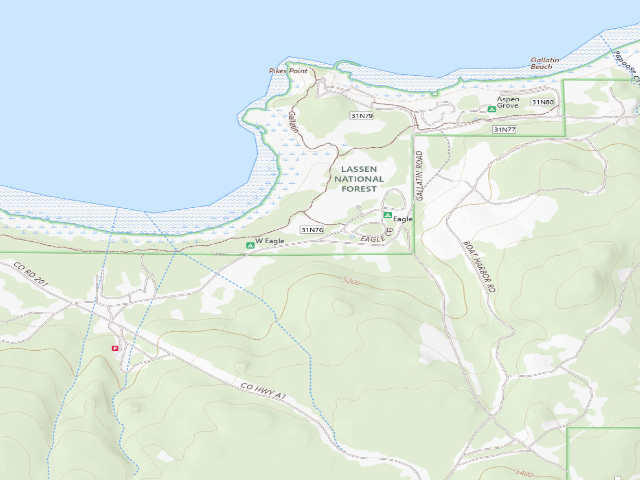 USGS topographic map of Eagle