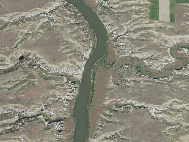 Aerial image of Eagle Creek Campground (Float-In)