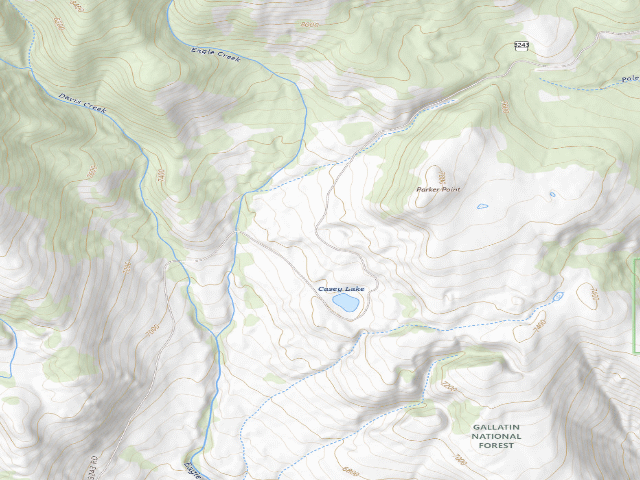 USGS topographic map of Eagle Creek Road-003