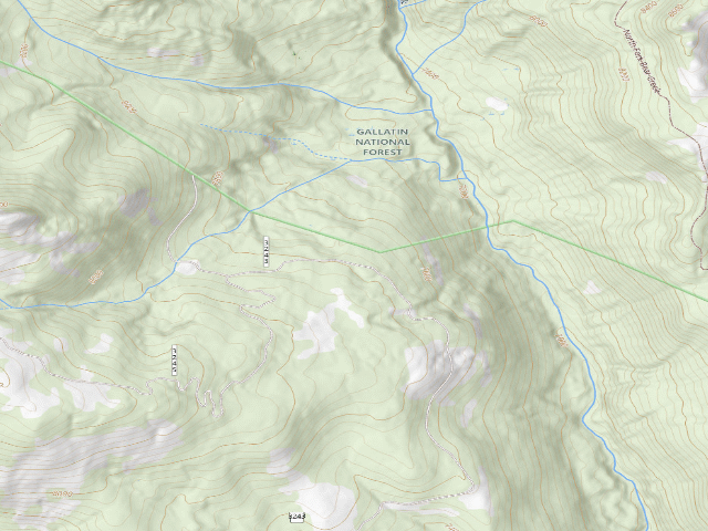 USGS topographic map of Eagle Creek Road-006