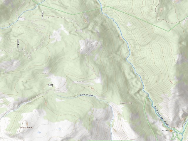 USGS topographic map of Eagle Creek Road-013
