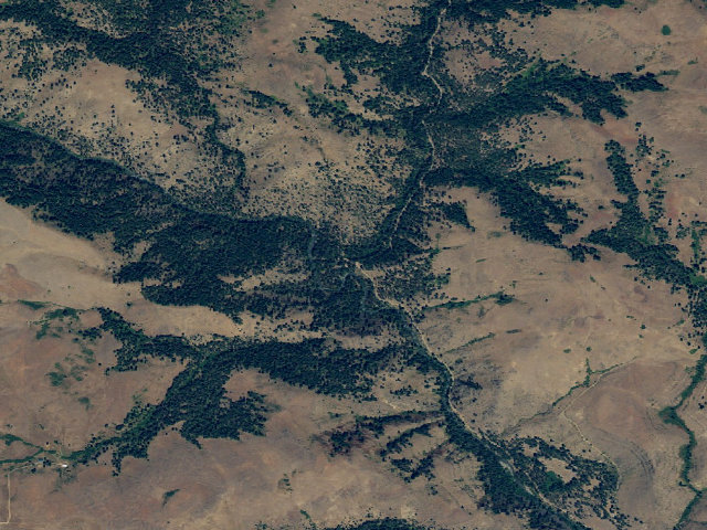 Aerial image of Eagle Forks Campground
