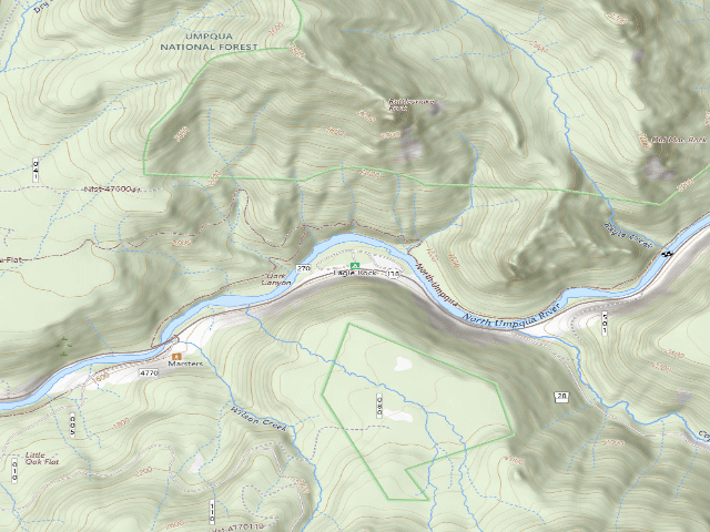 USGS topographic map of Eagle Rock
