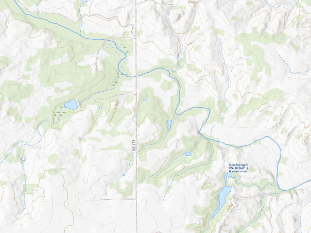 USGS topographic map of Earl's Point (Ellis County WMA)