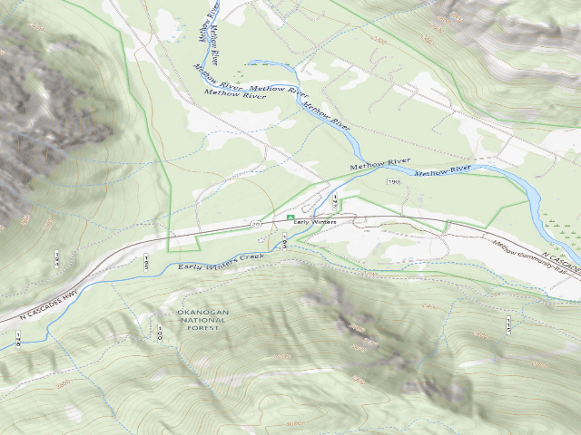 USGS topographic map of Early Winters