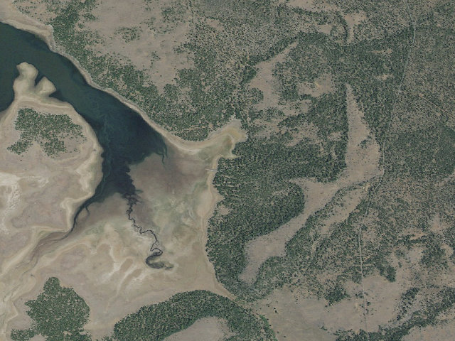Aerial image of East Bay Campground