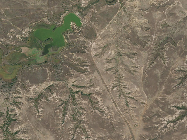 Aerial image of East Bluff #3 Campground
