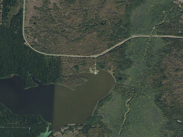 Aerial image of East Coffee Mill Lake Recreation Area