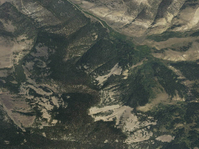 Aerial image of East Creek Campground