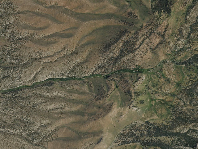 Aerial image of East Creek Campground
