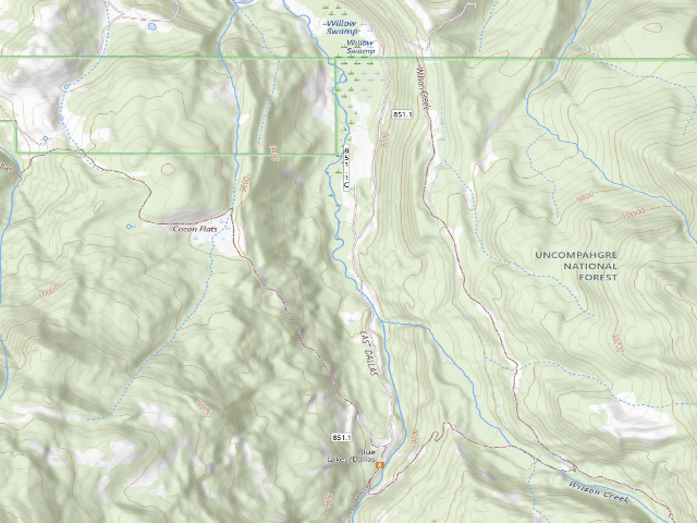 USGS topographic map of East Dallas