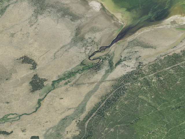 Aerial image of East Davis Lake