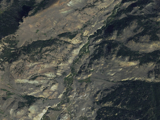 Aerial image of East Fork Baker Creek Cg
