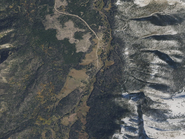 Aerial image of East Fork Blacks Fork