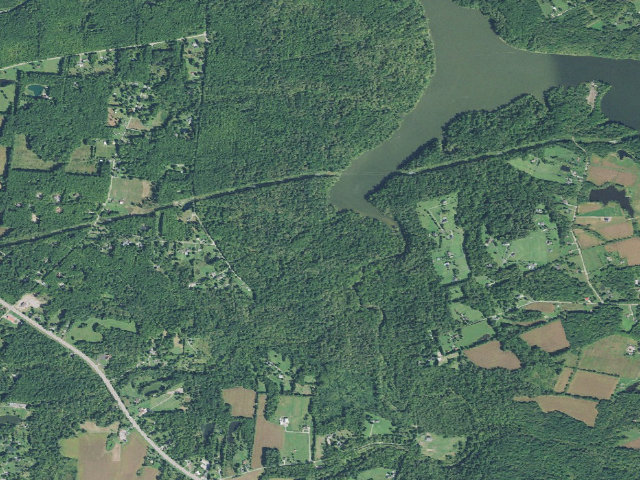 Aerial image of East Fork State Park - Backcountry Campsite 2 (free permit, one night)