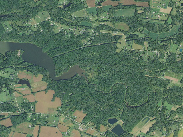 Aerial image of East Fork State Park - Backcountry Campsite 3 (free permit, one night)