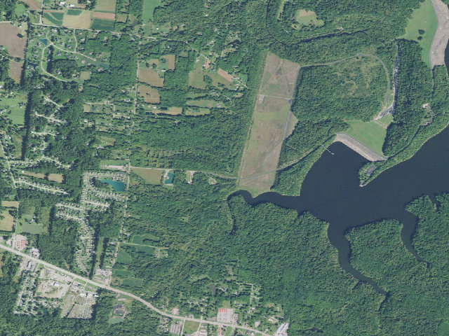 Aerial image of East Fork State Park - Backcountry Campsite 5 (free permit, one night)
