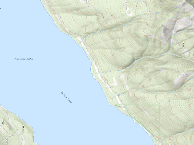 USGS topographic map of East Kachess Group Site