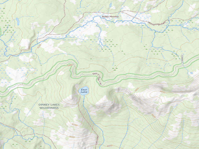 USGS topographic map of East Lake