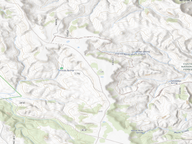 USGS topographic map of East Lantis