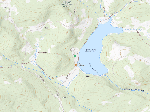 USGS topographic map of East Park