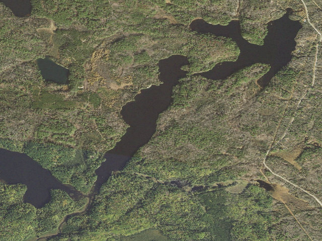 Aerial image of East Twin Lake Site 4