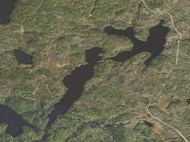 Aerial image of East Twin Lake Site 5