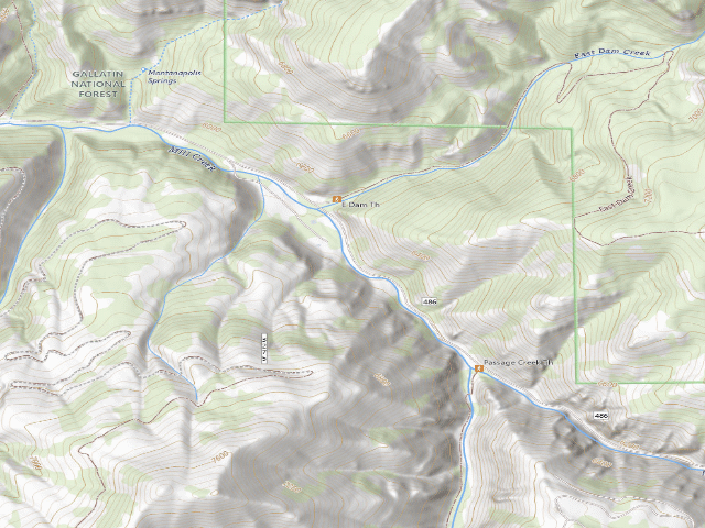 USGS topographic map of Eastdamcreek-02