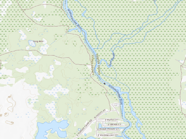 USGS topographic map of Eastern Amberwing (Potts Preserve)