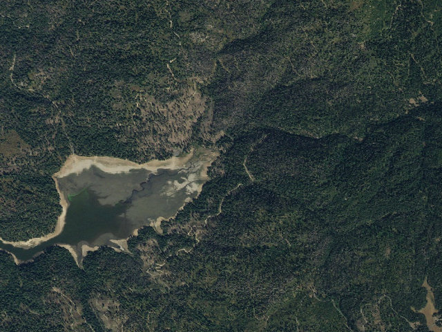 Aerial image of Eastside Group Campground