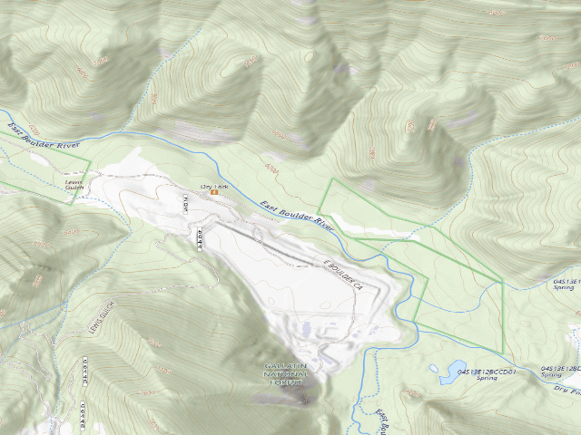 USGS topographic map of Eboulder1