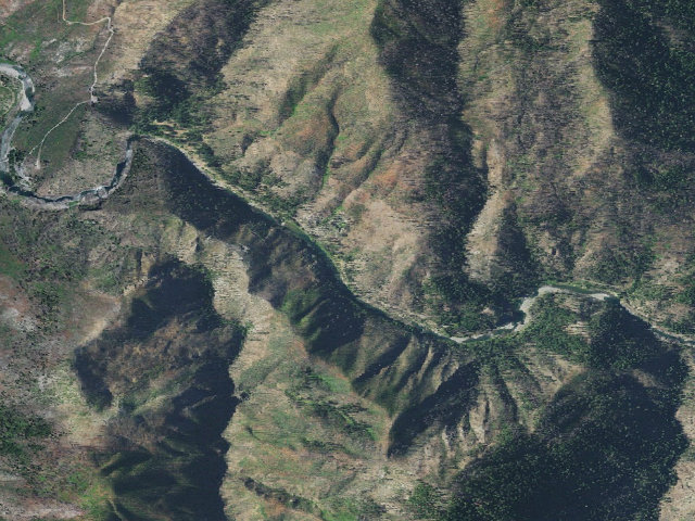 Aerial image of Echo Beach Campground