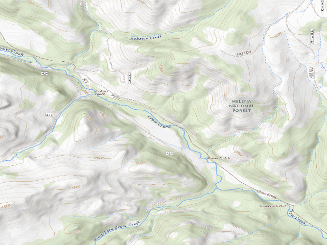 USGS topographic map of Ecrow01