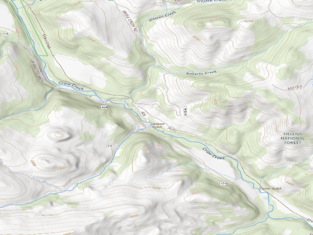 USGS topographic map of Ecrow03