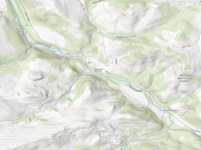 USGS topographic map of Ecrow07