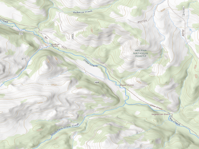 USGS topographic map of Ecrow09G