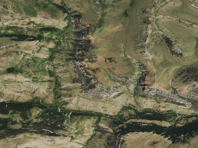 Aerial image of Ed O. Taylor WHMA — camping zone #2