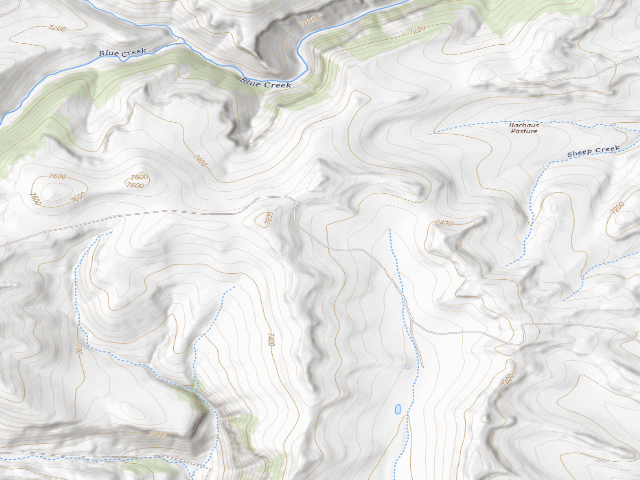 USGS topographic map of Ed O. Taylor WHMA — camping zone #3
