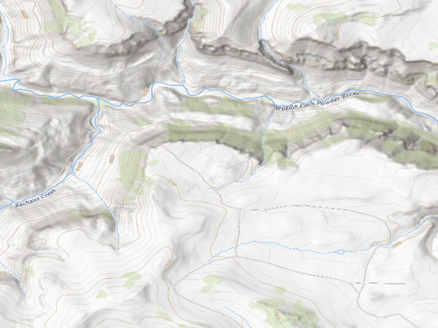 USGS topographic map of Ed O. Taylor WHMA — camping zone #5