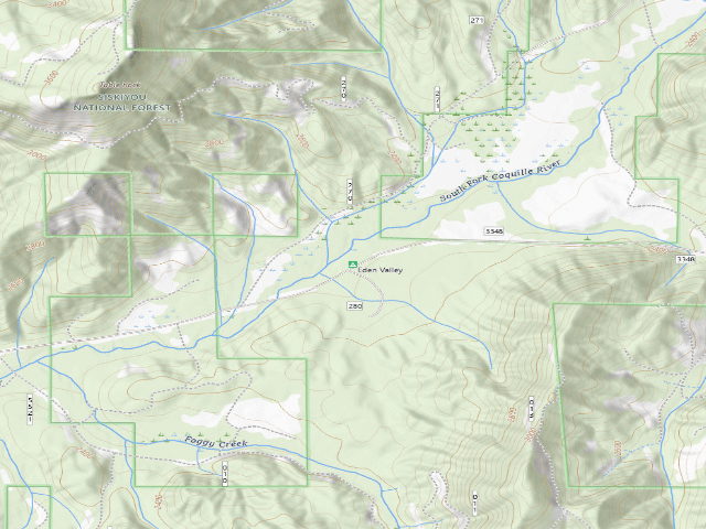 USGS topographic map of Eden Valley