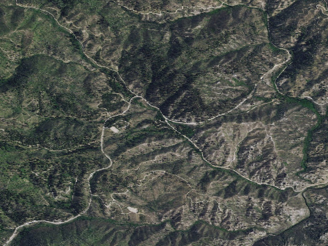 Aerial image of Edna Creek
