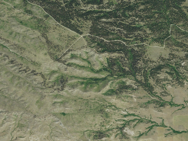 Aerial image of Ekalaka Park